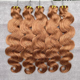 Extensions de cheveux tissés en mèches colorées #35 de haute qualité en cheveux humains