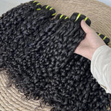 Extensions de Cheveux Humains Tissés de Haute Qualité, Boucles Pixie