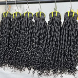 Extensions de Cheveux Humains Tissés de Haute Qualité, Boucles Pixie