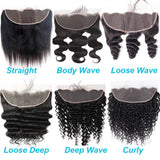 Perruque Lace Frontale Raie Naturelle 13x4/13x6 Ondulée Cheveux Humains Pré-Épilés