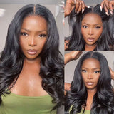 {50 % de réduction} Perruque Lace Closure prédécoupée 7x5 avec dôme à cordon, parfaite pour un effet indétectable