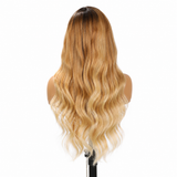 13x4/13x6 Full Frontal Ombre Blonde Pre-Plucked Human Hair Lace Wig