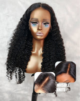 Perruque en cheveux humains Air Cap KNOT-FREE 5x5/13x6 en dentelle Skin Melt à boucles birmanes