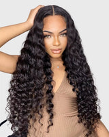 Perruque en cheveux humains KNOT-FREE 5x5/13x6 Skin Melt Lace Loose Wave avec bonnet Air Cap amélioré
