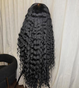 Lagos Hairline Perruque Loose Wave avec Frontal en dentelle Skin Melt préformée en M 13x6