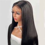 {Vente Flash} Perruque Lace Front Raide Cheveux Humains Bords Ondulés 13x4|13X6