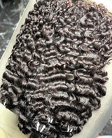 Extensions de cheveux naturels bouclés birmans de haute qualité