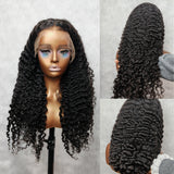 Perruque Lace Front Invisible (Bonnet Entièrement en Dentelle) Cheveux Naturels Frisés Birmans Ligne de Cheveux Délicate