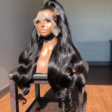 Perruque Lace Front Cheveux Remy Cuticule Platine Vierge Qualité Supérieure Ondulée Body Wave
