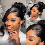 Perruque Lace Front Invisible avec Sangle et Bonnet Ajusté 370 | Cheveux Ondulés