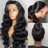 Perruque Invisible Strap 360 Skin Melt Lace Wig 2.0 en dentelle pré-coupée sans nœuds Cheveux Humains Frontal Perruque Body Wave