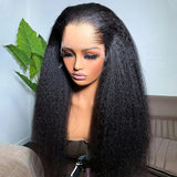 Perruque Lace Front Kinky Lagos Hairline Preshaped M Hairline 13x6 Skin Melt