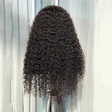 Perruque mi-longue Flip Over avec cordon de serrage, boucles birmanes, cheveux humains sans colle