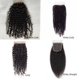 Lace Closure HD Skin Melt pré-plumée 4x4/5x5 Cheveux humains bouclés/frisés birmans (pas une perruque)