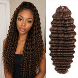 Tresse au crochet "Soft Feather" #4/27/30 Deep Wave extensions de cheveux naturels