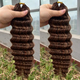 Tresse au crochet "Soft Feather" #4/27/30 Deep Wave extensions de cheveux naturels