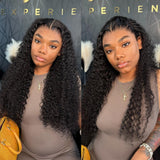 Perruque frisée en cheveux humains Full Lace, sans nœuds, pré-épilée
