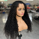 Perruque Cheveux Naturels Bouclés Profonds Lagos Hairline Skin Melt 360 Dentelle invisible