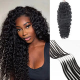 Extensions de Cheveux Humains Tressés au Crochet Plume Douce Boucles Birmanes