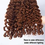 Extensions de Cheveux Naturels de Haute Qualité Tissage Boucles Birmanes Marron