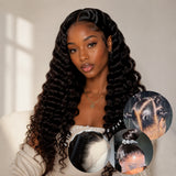 Full Lace Natural Hairline HD/Transparent Human Hair Lace Wig Loose Wave