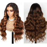 {Vente Flash} Perruque Lace Frontale 360 Cheveux Humains 250% Densité Raie Invisible Ombre Body Wave