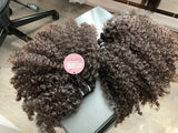 Lot de Tissages Bouclés Cheveux Naturels de Haute Qualité Extensions Capillaires pour Cheveux 3c-4a