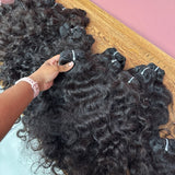 Extensions de cheveux humains de haute qualité tissage cheveux indiens ondulés lâches