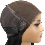 {Vente Flash} Perruque Lace 7x7 Closure 32 pouces Cheveux Humains Dentelle Marron Effet Invisible