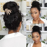 Perruque Lace Front Cheveux Naturels Ondulés Pré-épilée, Effet « Melt » Sans Nœuds