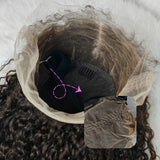 Lagos Hairline Perte de Peau Dentelle L Hairline Perruque Frontale Cheveux Humains Bords Fluffy | Birman Bouclé Crépus