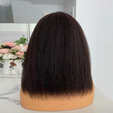 Vera | Perruque Lace Front Bob Cheveux Humains Vierges Pré-épilée | Raides Crépus