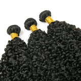 Tissages bouclés crépus birmans, extensions de cheveux naturels de haute qualité