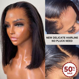 {50 % de réduction} Perruques Bob frontales Boutique Skin Melt Lace + Délicates Hairline