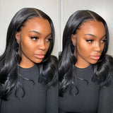 {Achetez-en 1, obtenez-en 1 gratuit} Perruque Lace Frontale 360 en Cheveux Humains, Transparente, Coupe Body Wave