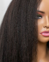 Perruque Frontale en Dentelle 13x6, Cheveux Humains Pré-épilés, Effet Fondant sur la Peau 2 en 1 | PERUQUE RÉVERSIBLE ONDULEE ET HUMIDE