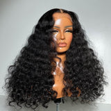 {Vente Exceptionnelle} Perruque Frontale 13x6 en Cheveux Humains Transparents avec Dentelle, Densité 250%, Ondulations Profondes