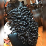 Dian | Perruque de Cheveux Humains Ondulés Exotiques avec Dentelle Frontale Fondue 13x6