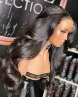 Anny | Perruque Lace Front 13x6 à Raie Profonde, Cheveux Humains Vierges Pré-épilés | Ondulée