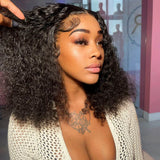 {Vente Flash} Perruque courte Elian | Diamond Fake Scalp 13X4 | Ondulation Water Wave