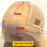 Zarina | Perruque Lace Front Cheveux Naturels Blond Platine Mèches P10/613
