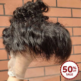 {50 % de réduction} Perruque Lace Wig 360 en cheveux humains lisses ondulés pré-épilés
