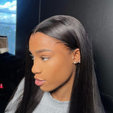 [Deux perruques 299 $] Perruque droite 13x6 HD Lace Front & Perruque Yaki 13x6 HD Lace Front