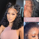 Boutique Skin Melt Lace + Perruques Bob Frontales Vague lâche pour une implantation capillaire délicate