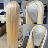 Thérèse | Perruque Lace Frontal 13x6 HD en cheveux humains blonds 613 | Lisse soyeux