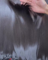 Perruque à Cheveux Naturels Remy à Cuticule Intacte Platinum Qualité Supérieure Donneur Unique Personnalisable