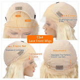Paisley | Perruque Lace Front coupe Pixie courte blonde 613 en Cheveux Humains, pré-coiffée