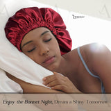 Bonnet de nuit soyeux en satin