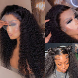 Perruque Lace Front Cheveux Humains Frisée 13x4 3D FULL FRONTAL Skin Melt Lace Pré-épilée