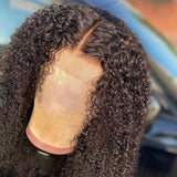 Linda| Preplucked Virgin Human Hair Bob Lace Wig | Kinky Curly
